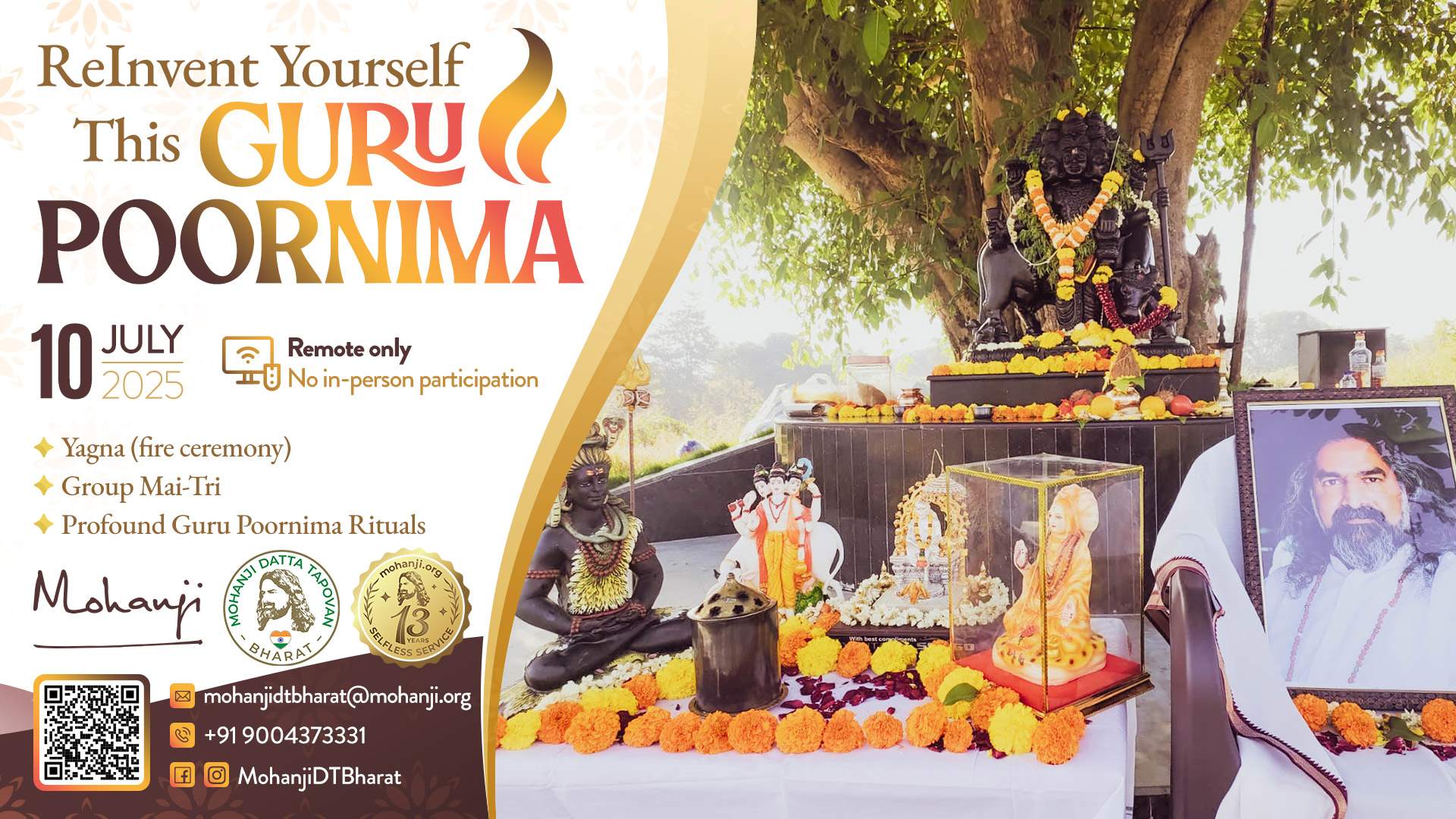 Guru Poornima 2025 with Mohanji